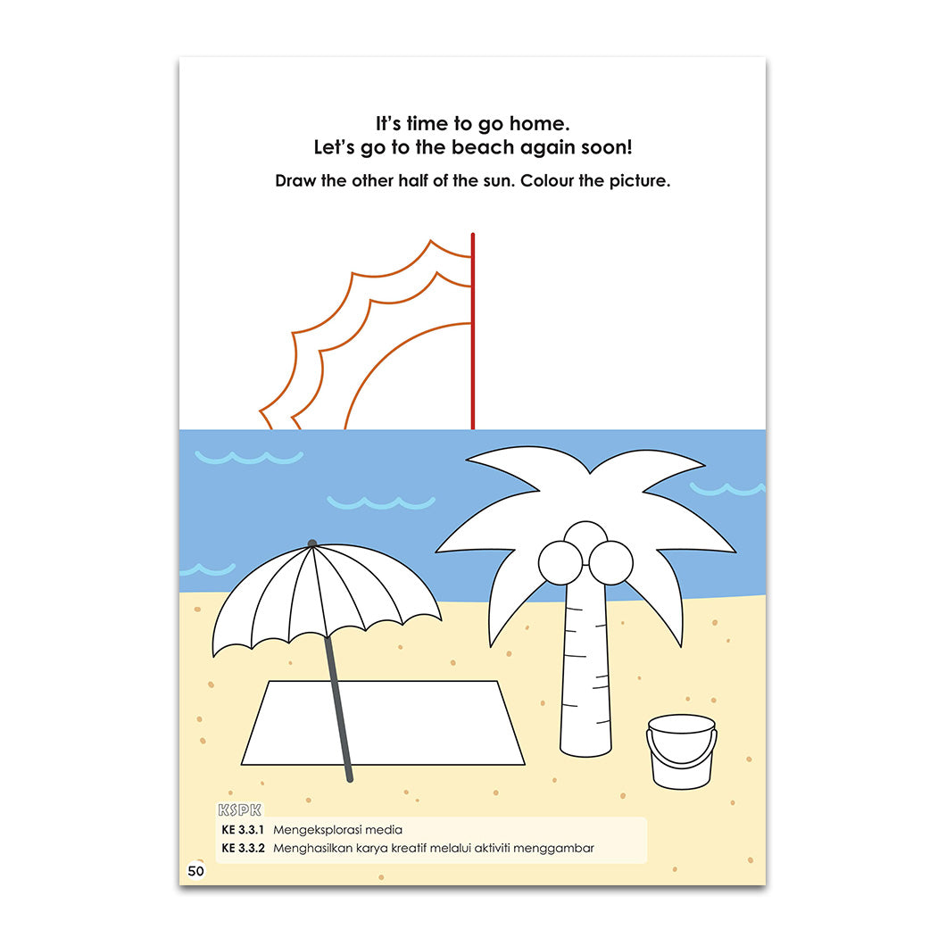 Let's Colour & Read - Book 2