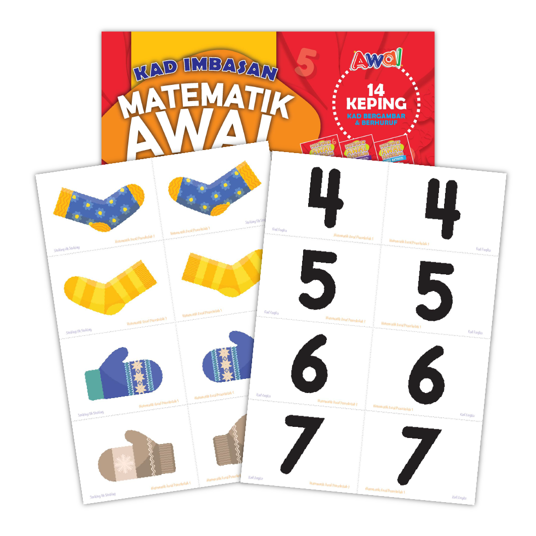 Pakej Matematik Awal Prasekolah 1 (4-6 Tahun)