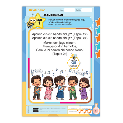 Buku Aktiviti Prasekolah Bijak Sains 2 | Selari Kurikulum Prasekolah 2026