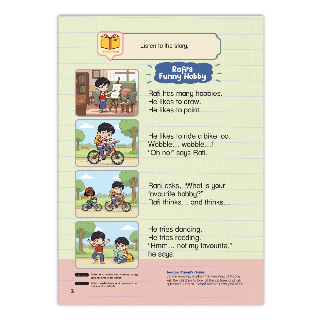 Buku Aktiviti Prasekolah Genius English 3 | Selari Kurikulum Prasekolah 2026