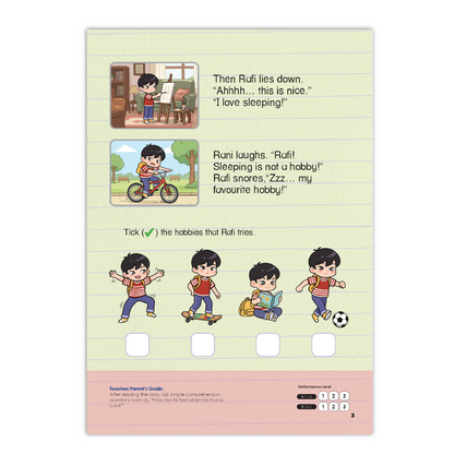 Buku Aktiviti Prasekolah Genius English 3 | Selari Kurikulum Prasekolah 2026
