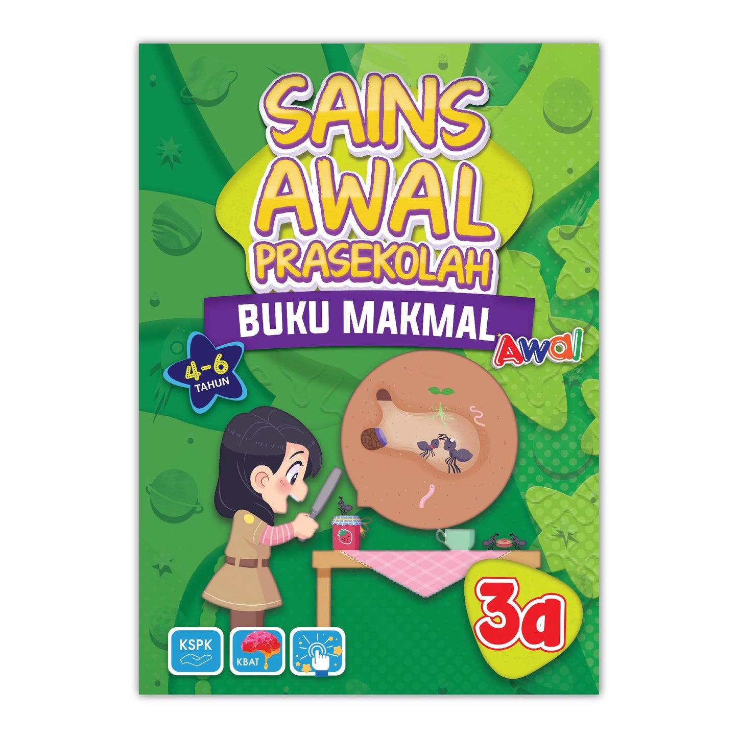 Sains Awal Prasekolah (4-6 Tahun) - Buku Makmal 3A