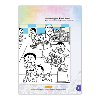 Sains Awal Prasekolah (4-6 Tahun) - Buku Makmal 3A