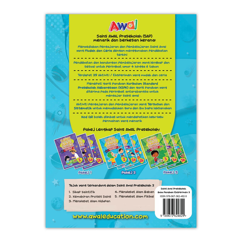 Sains Awal Prasekolah (4-6 Tahun) - Buku Panduan Eksperimen 2