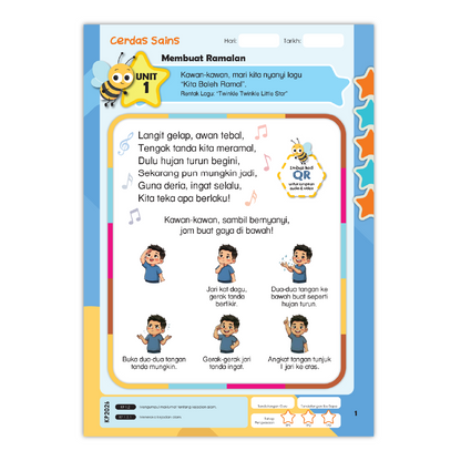 Buku Aktiviti Prasekolah Cerdas Sains 3 | Selari Kurikulum Prasekolah 2026