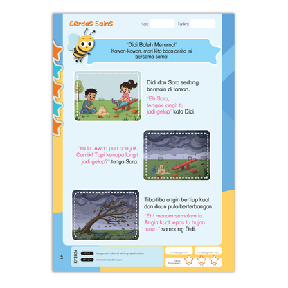 Buku Aktiviti Prasekolah Cerdas Sains 3 | Selari Kurikulum Prasekolah 2026