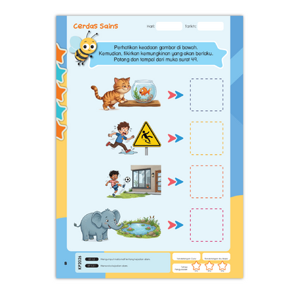 Buku Aktiviti Prasekolah Cerdas Sains 3 | Selari Kurikulum Prasekolah 2026