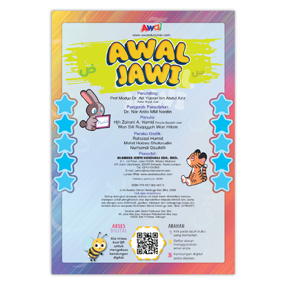 Buku Aktiviti Prasekolah Awal Jawi 1 | Selari Kurikulum Prasekolah 2026