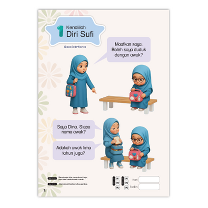 Buku Aktiviti Prasekolah Bijak Bahasa Melayu 2 | Selari Kurikulum Prasekolah 2026