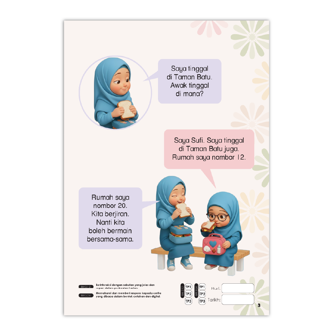 Buku Aktiviti Prasekolah Bijak Bahasa Melayu 2 | Selari Kurikulum Prasekolah 2026