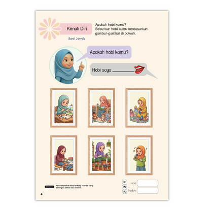 Buku Aktiviti Prasekolah Cerdas Bahasa Melayu 3 | Selari Kurikulum Prasekolah 2026
