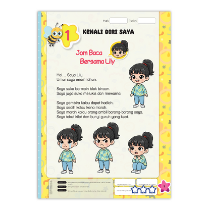 Buku Aktiviti Prasekolah Cerdas Emosi 3 | Selari Kurikulum Prasekolah 2026