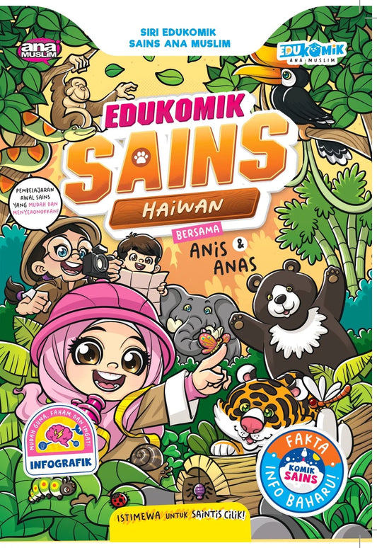 Edukomik Sains Lima Haiwan Bersama Anis & Anas