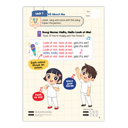 Buku Aktiviti Prasekolah Early English 1 | Selari Kurikulum Prasekolah 2026
