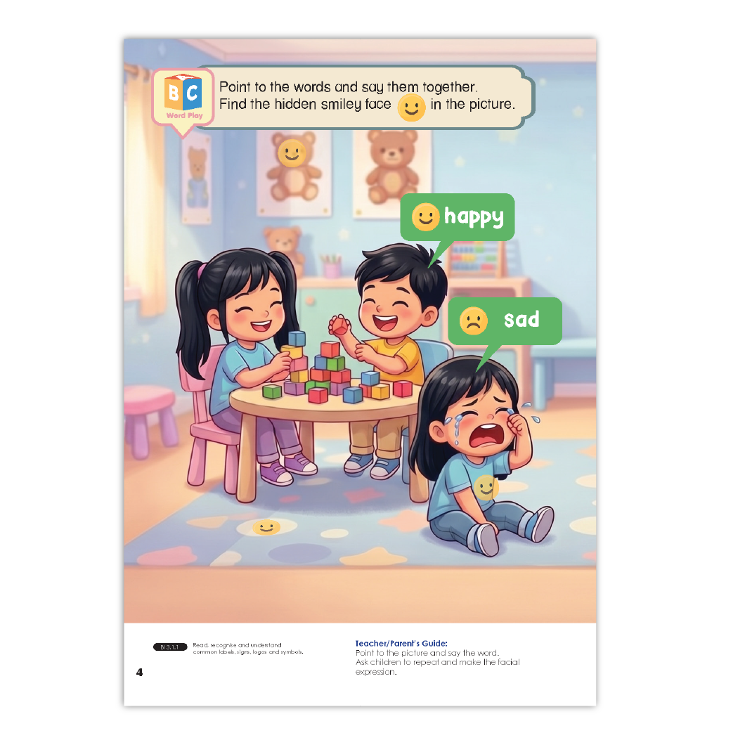 Buku Aktiviti Prasekolah Early English 1 | Selari Kurikulum Prasekolah 2026