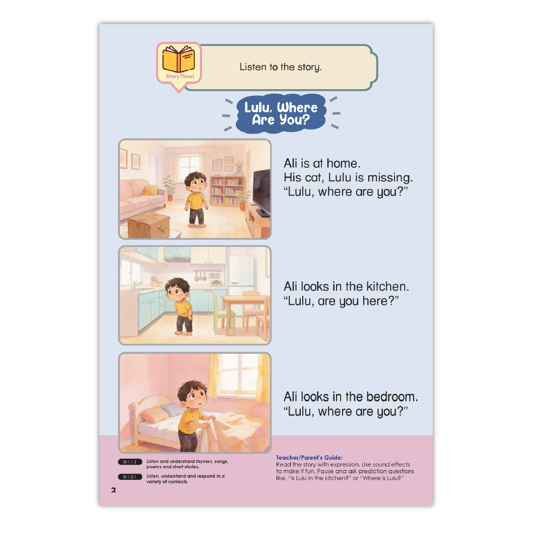Buku Aktiviti Prasekolah Fluent English 2 | Selari Kurikulum Prasekolah 2026