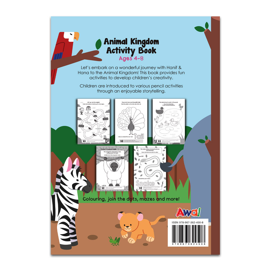 Animal Kingdom - Activity Book (Ages 4-8)