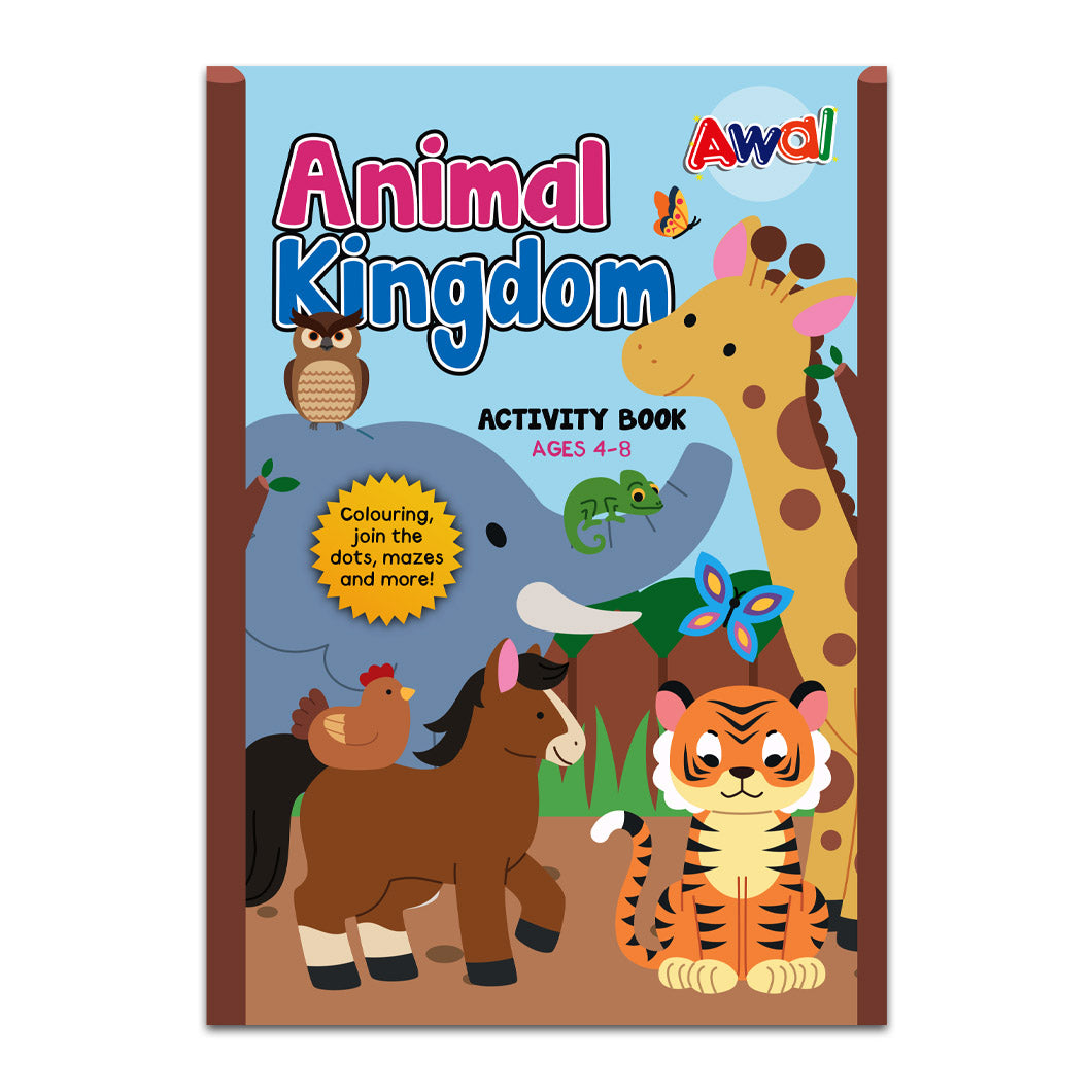 Animal Kingdom - Activity Book (Ages 4-8)