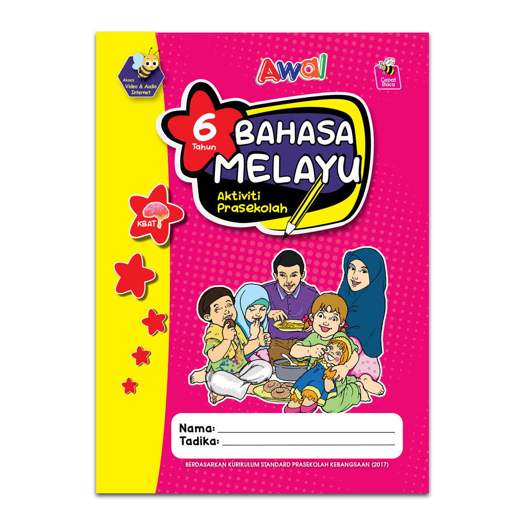 Bahasa Melayu - Aktiviti Prasekolah - 6 Tahun