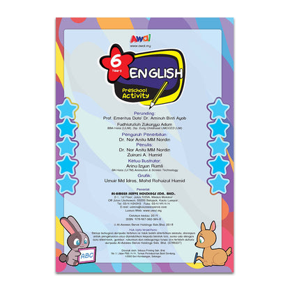 English - Preschool Activity - 6 years