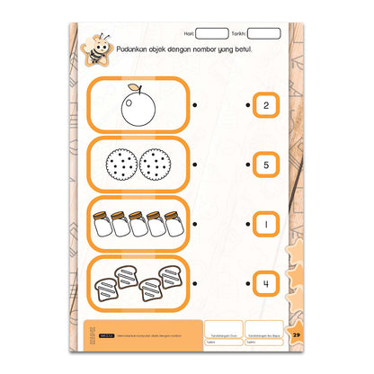Matematik Awal - Latih Tubi Prasekolah - 4 Tahun