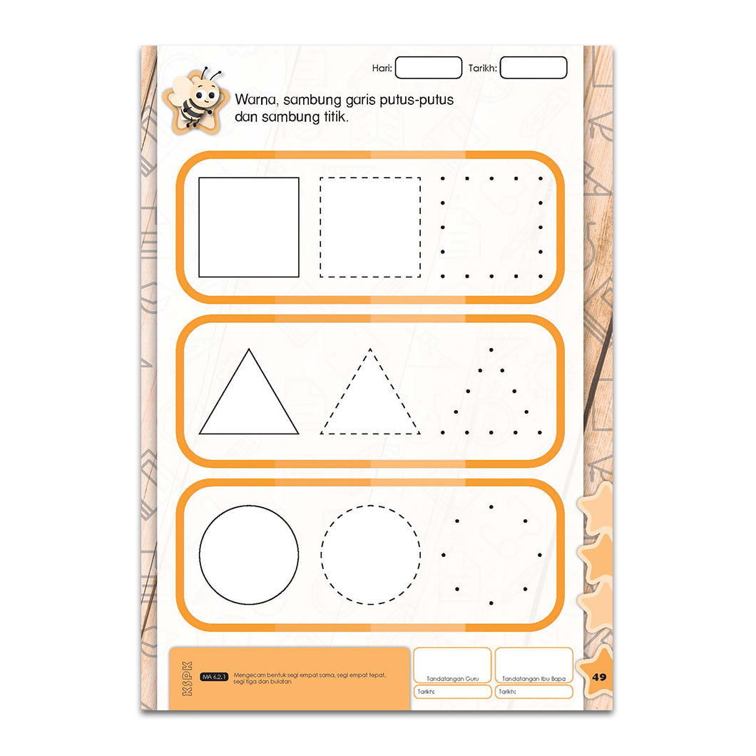 Matematik Awal - Latih Tubi Prasekolah - 4 Tahun