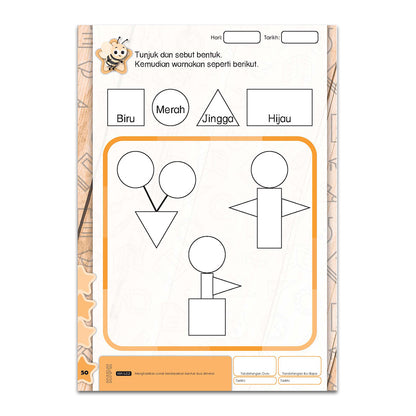 Matematik Awal - Latih Tubi Prasekolah - 4 Tahun