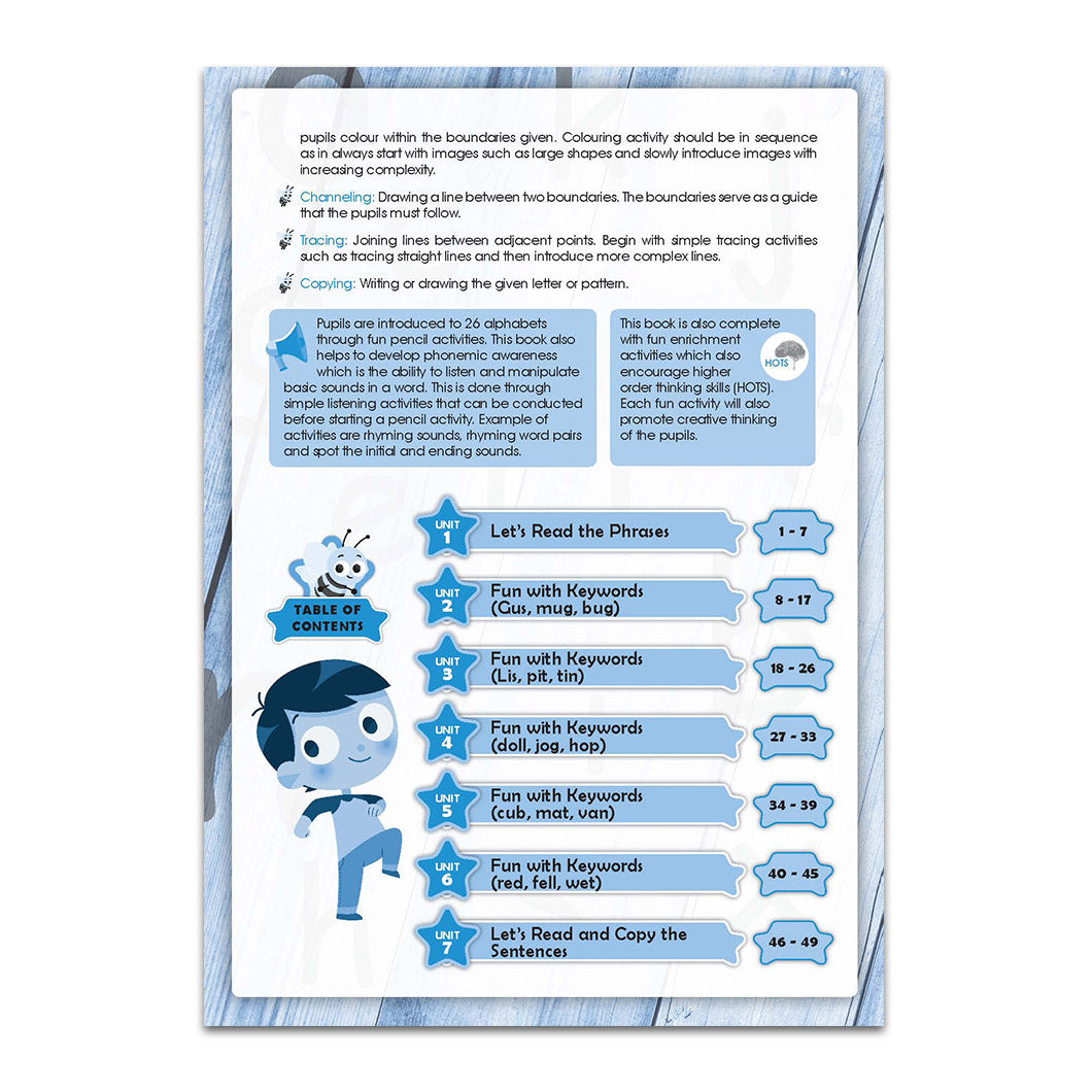 English - Preschool Workbook - 6 years