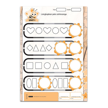 Matematik Awal - Latih Tubi Prasekolah - 6 Tahun