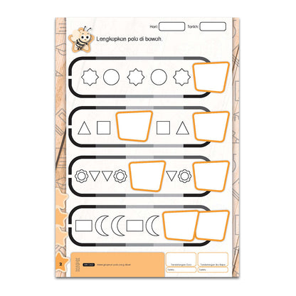 Matematik Awal - Latih Tubi Prasekolah - 6 Tahun