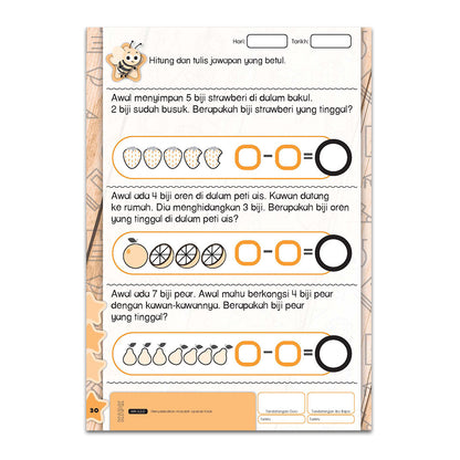 Matematik Awal - Latih Tubi Prasekolah - 6 Tahun
