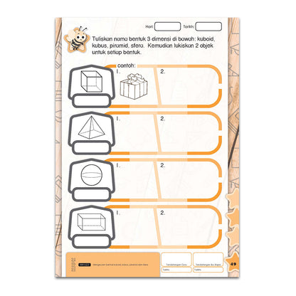 Matematik Awal - Latih Tubi Prasekolah - 6 Tahun