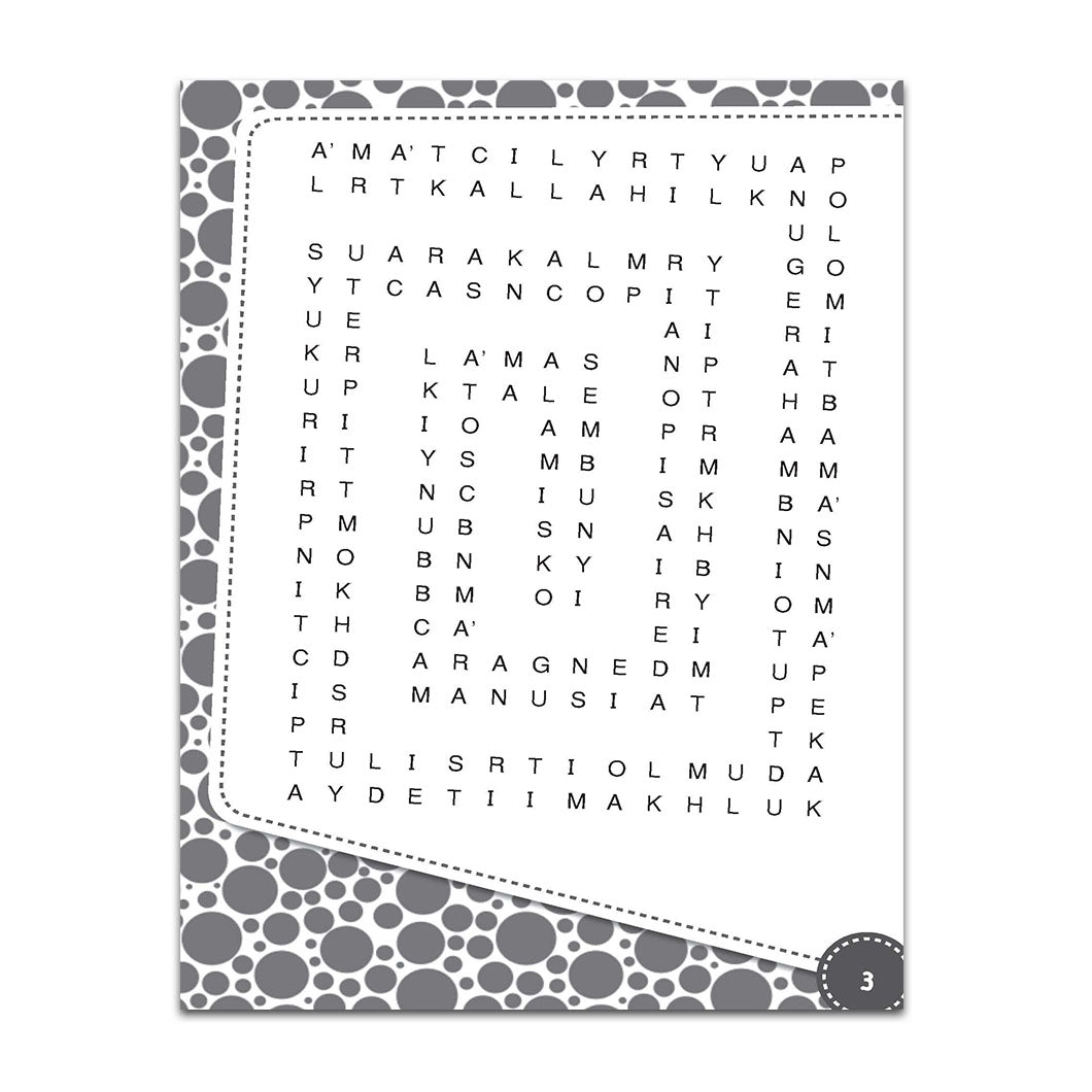 Minda Cerdas - Cari Kata Tahap 2 (Ungu)