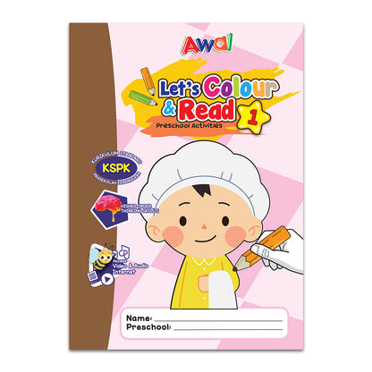 Let's Colour & Read - Book 1