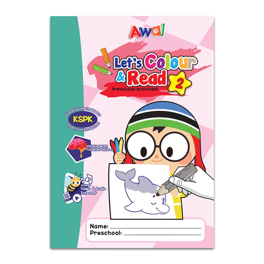 Let's Colour & Read -  Book 3