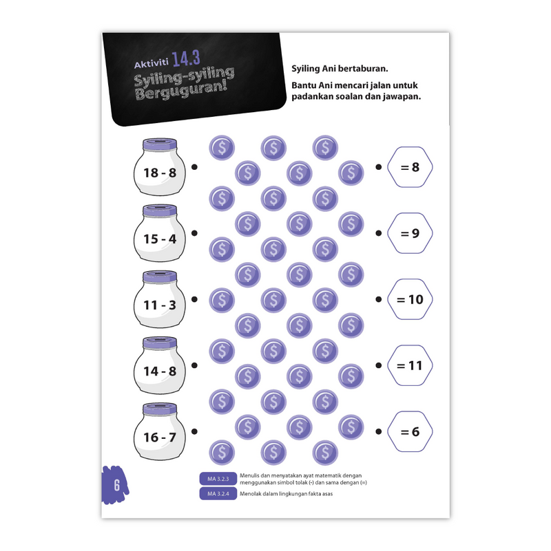 Matematik Awal Prasekolah 3 (4-6 Tahun) - Buku Aktiviti 3B
