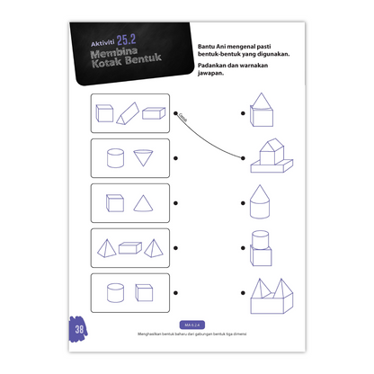 Matematik Awal Prasekolah 3 (4-6 Tahun) - Buku Aktiviti 3B