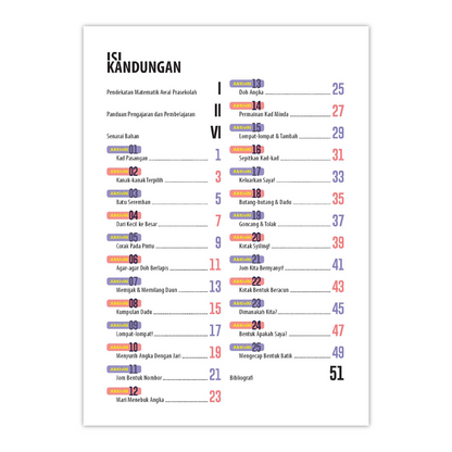 Matematik Awal Prasekolah 2 (4-6 Tahun) - Buku Teks 2