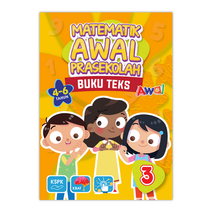 Matematik Awal Prasekolah 3 (4-6 Tahun) - Buku Teks 3