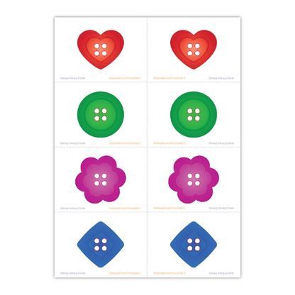 Matematik Awal Prasekolah 2 (4-6 Tahun) - Kad Imbasan 2