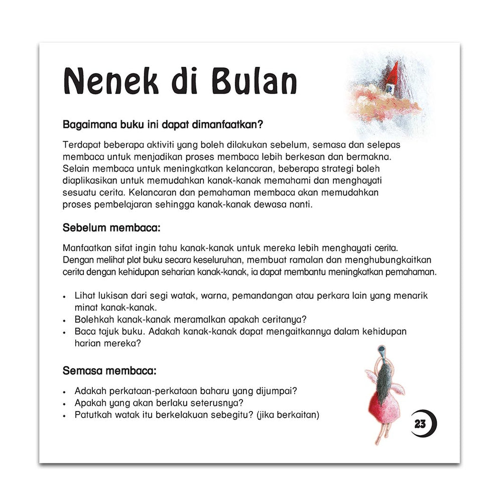 Edisi Khas Buku Cerita (B. Melayu -English) - Nenek Di Bulan