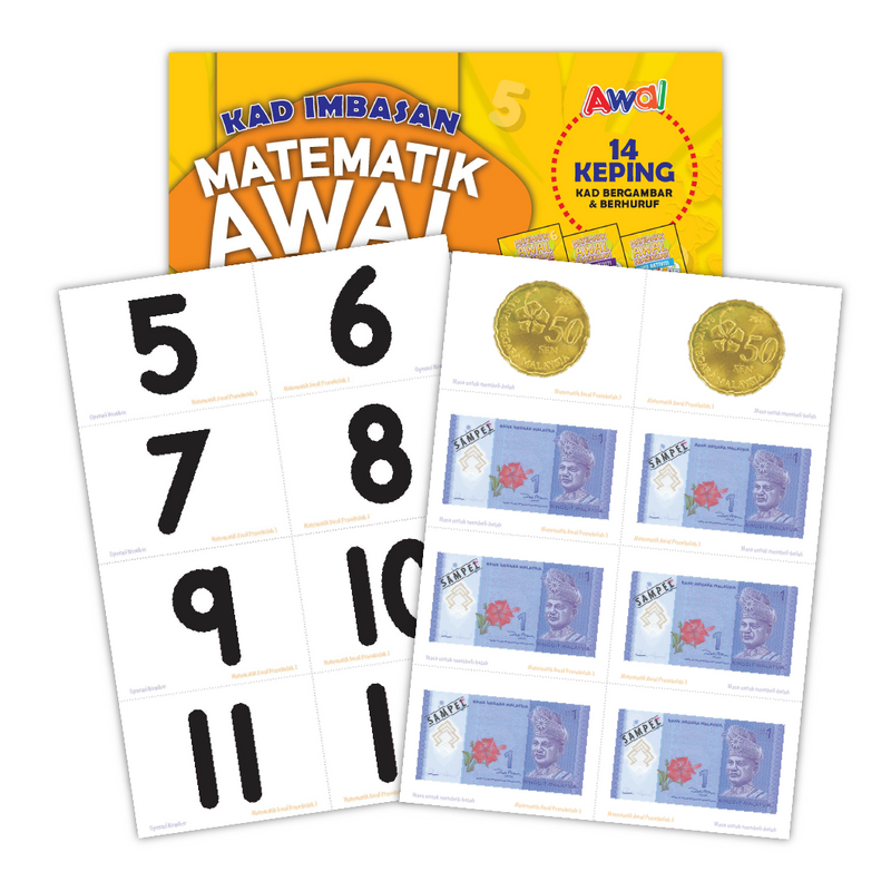 Pakej Matematik Awal Prasekolah 3 (4-6 Tahun)