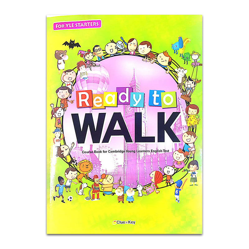 Ready To Walk (For YLE STARTERS) Package : 3 Books + 3 Audio CDs