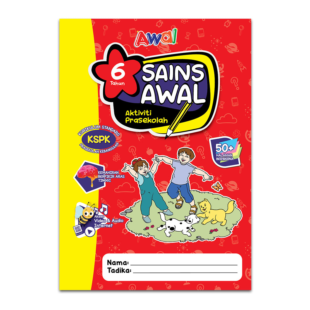 Sains Awal - Aktiviti Prasekolah - 6 Tahun